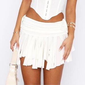 White Fox skirt / size M